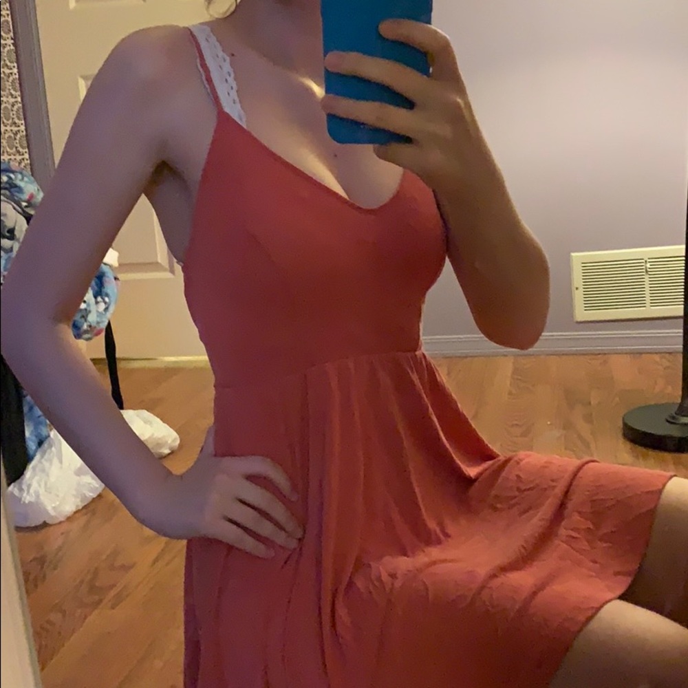 Coral Pink Dress